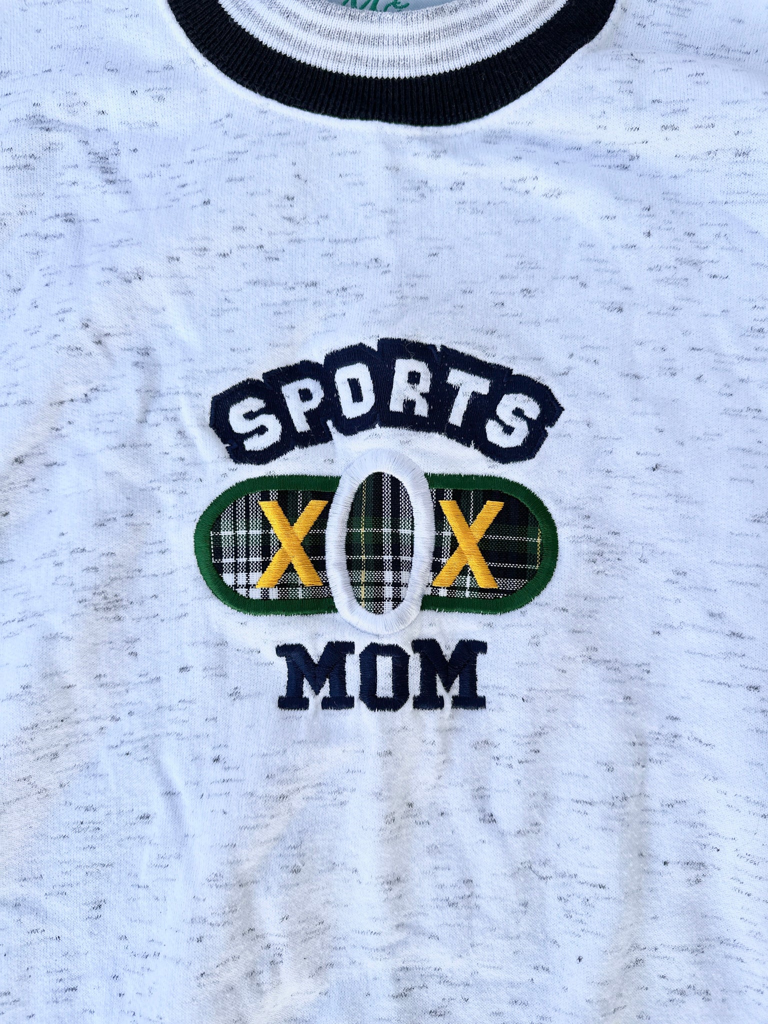 (L) vintage sports mom crewneck
