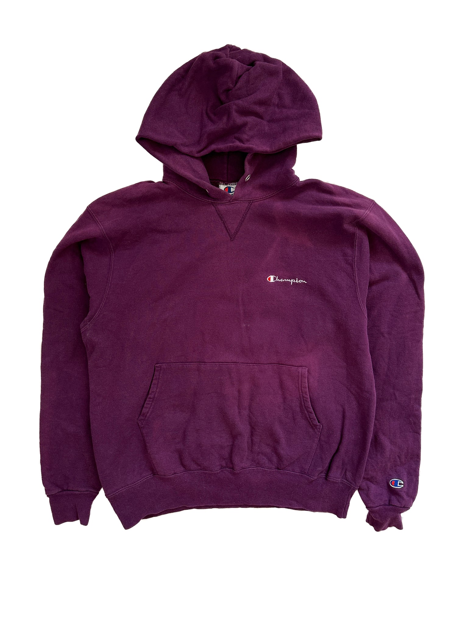 purple champion hoodie