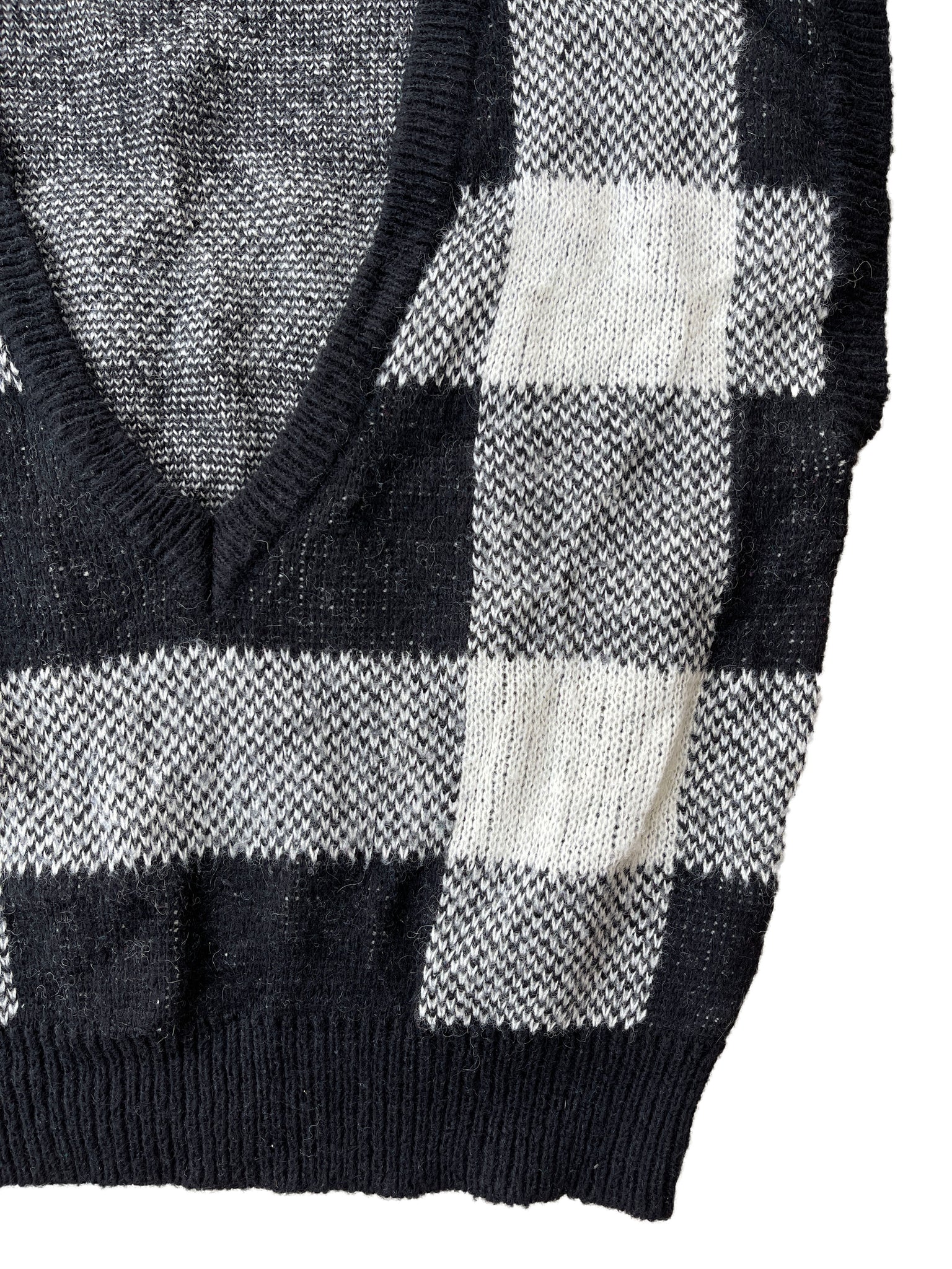 vintage plaid sweater vest